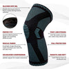 Supportive Sports Knee Sleeves – 2-Pack